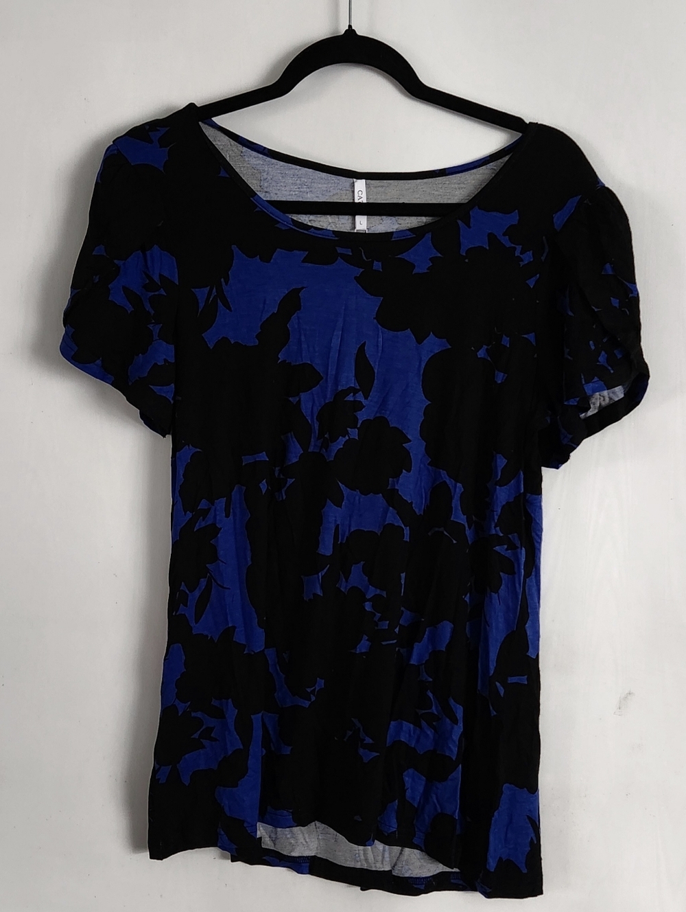 CATHY Womens Summer Short Sleeve Crew neck Summer T Shirt Top Size L
